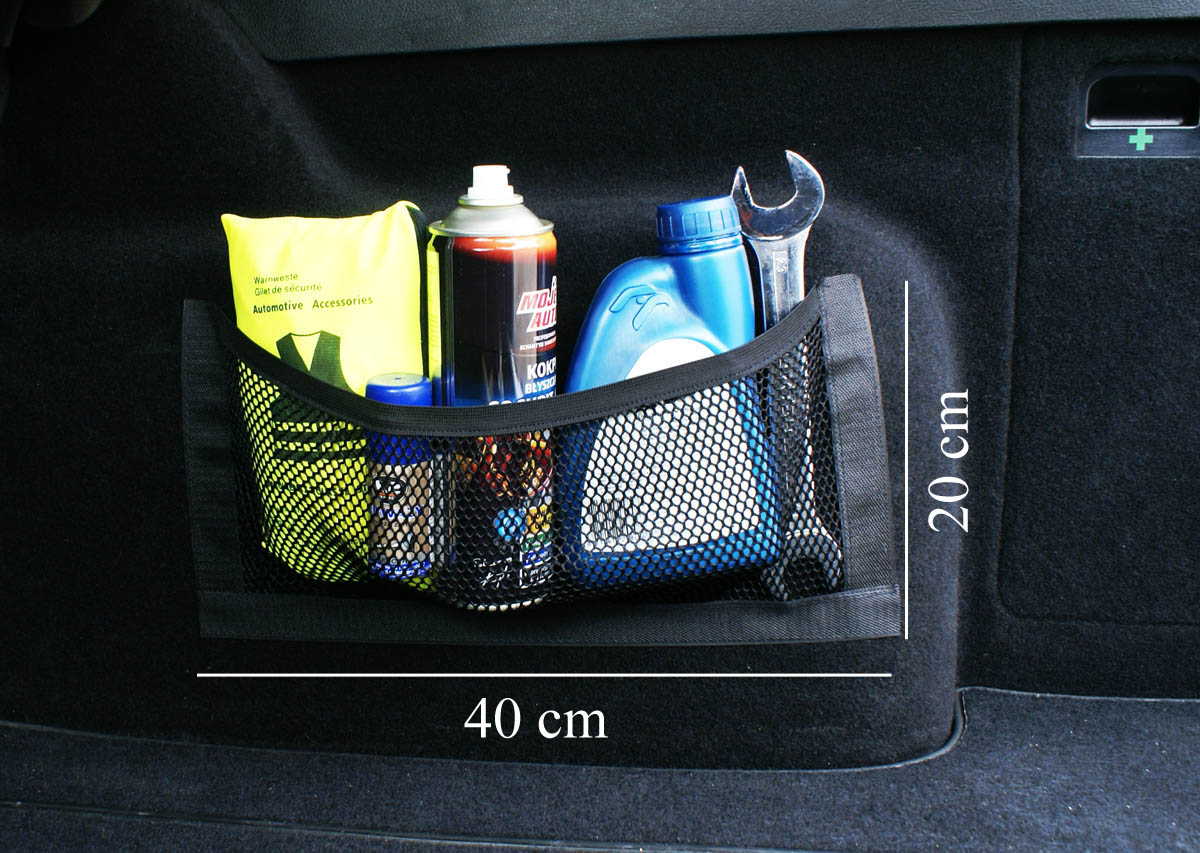 Siatka do auta Bagażnika Kieszeń na Rzep 40x20 Rodzaj siatki