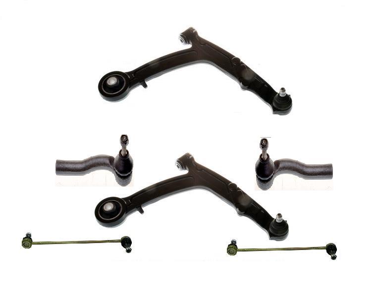 Rameno Koncovka Spojka Fiat Panda II Přední 6 Ks.