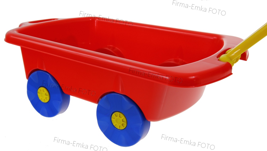 POLSKI Wózek z rączką Taczka do piasku piaskownica Marka Mrowiec
