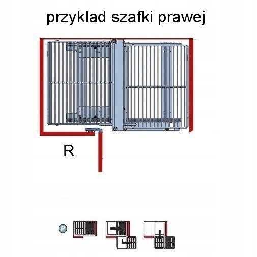 REJS magic corner comfort maxima classic 1000 praw Szerokość mebla 100 cm