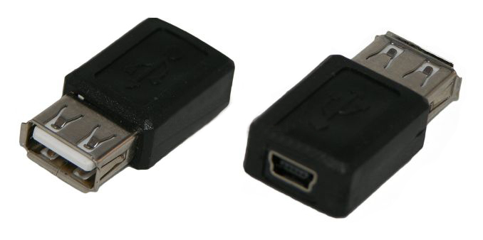 

Adapter Przejściówka Usb żeński - Mini Usb żeński