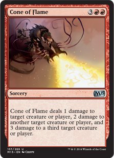 Mtg 4x Cone of Flame (Uncommon)