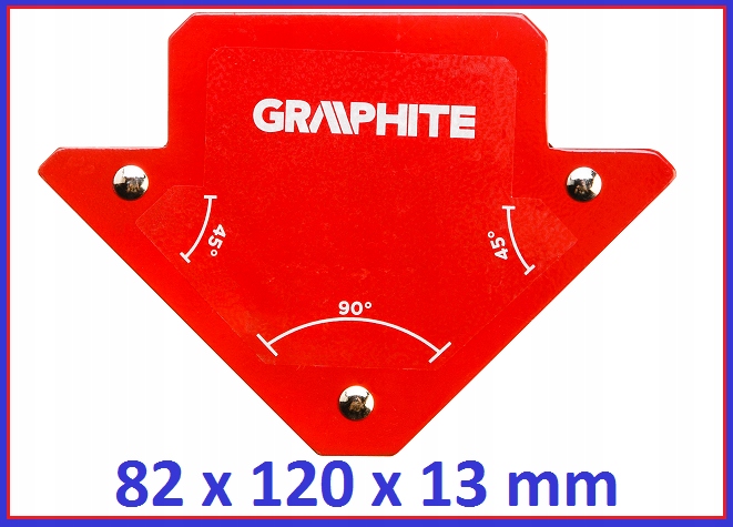 KĄTOWNIK SPAWALNICZY MAGNETYCZNY WSPORNIK 82x120 EAN (GTIN) 5902062007278