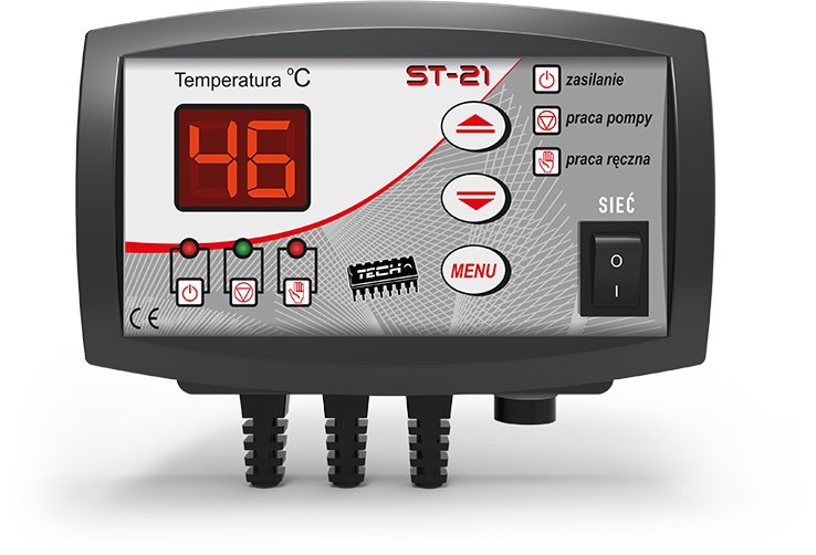 

Tech ST-21 Sterownik Pompy Kotła C.o. LCD