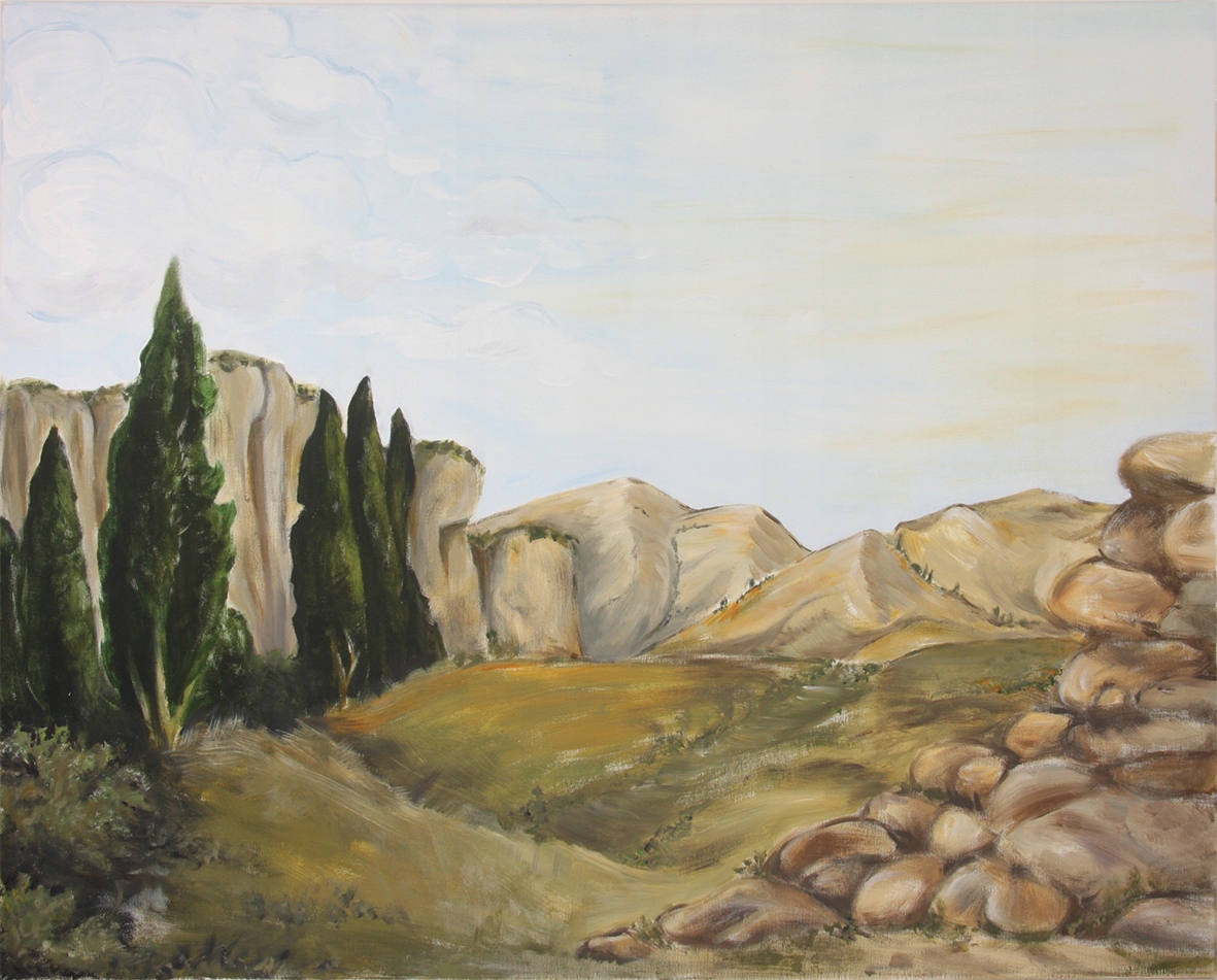 

Tło do Szopki Bożonarodzeniowej 'Cyprys'- 70x100cm