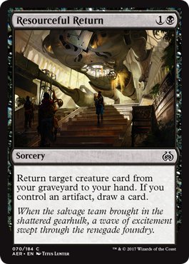 Mtg 4x Resourceful Return