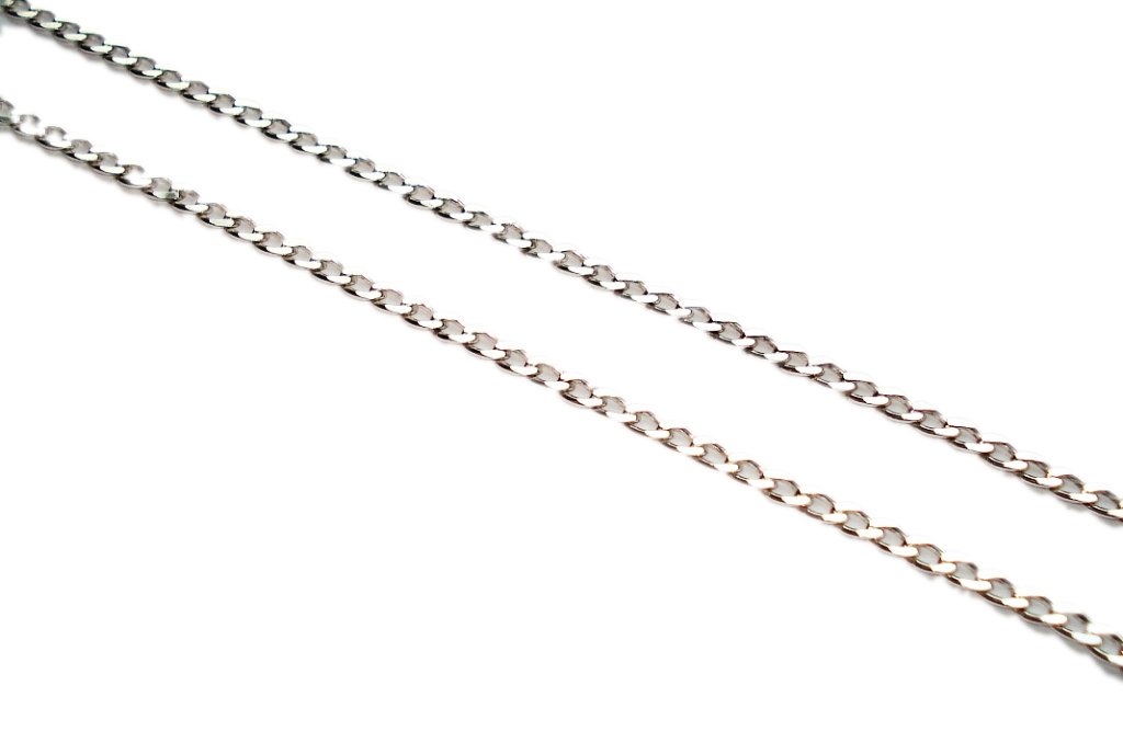 

Łańcuszek delikatna pancerka 60cm, 2,3g SREBRO925