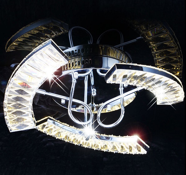 802 NOWOCZESNY ŻYRANDOL LAMPA SUFITOWA PLAFON LED Zasilanie sieciowe