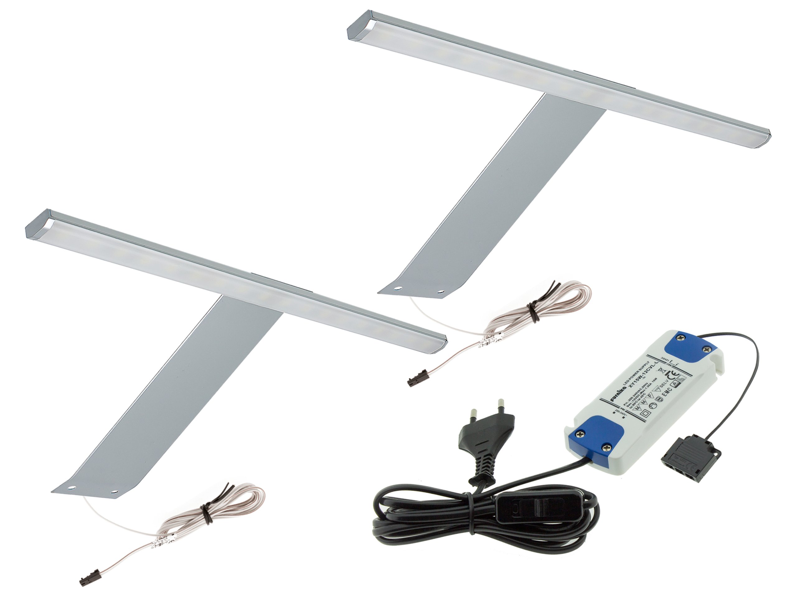 

KPL2x Lampa meblowa Gamma nadszafkowa LED+zasilacz
