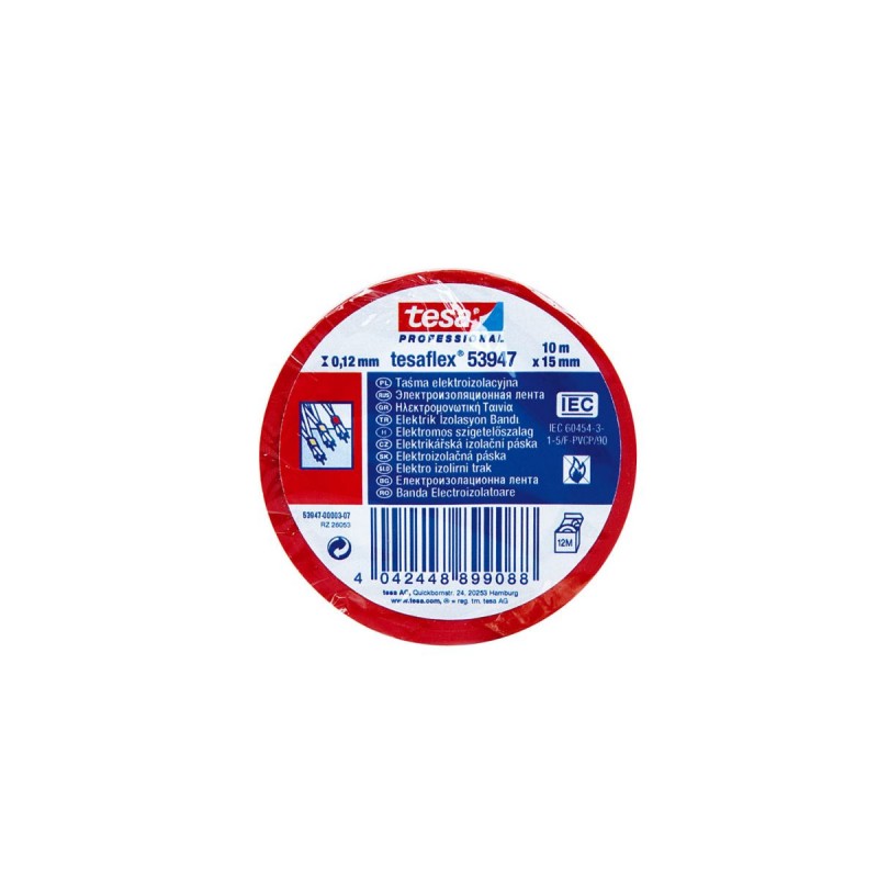 

Tesa Taśma Izolacyjna 53947 Czerwona 20m19m 53948