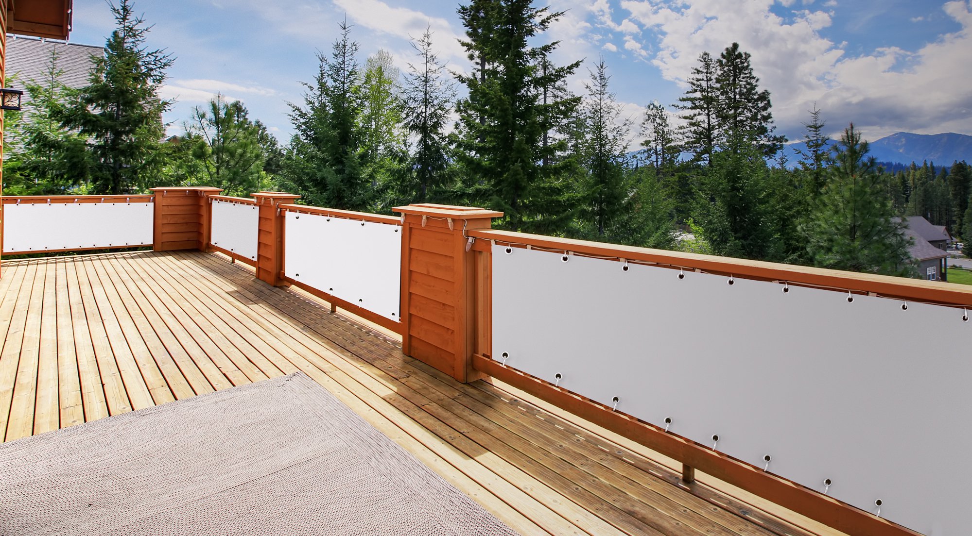 OSŁONA BALKONOWA, MATA NA WYMIAR PREMIUM 4 KOLORY, EAN (GTIN) 5908226263436