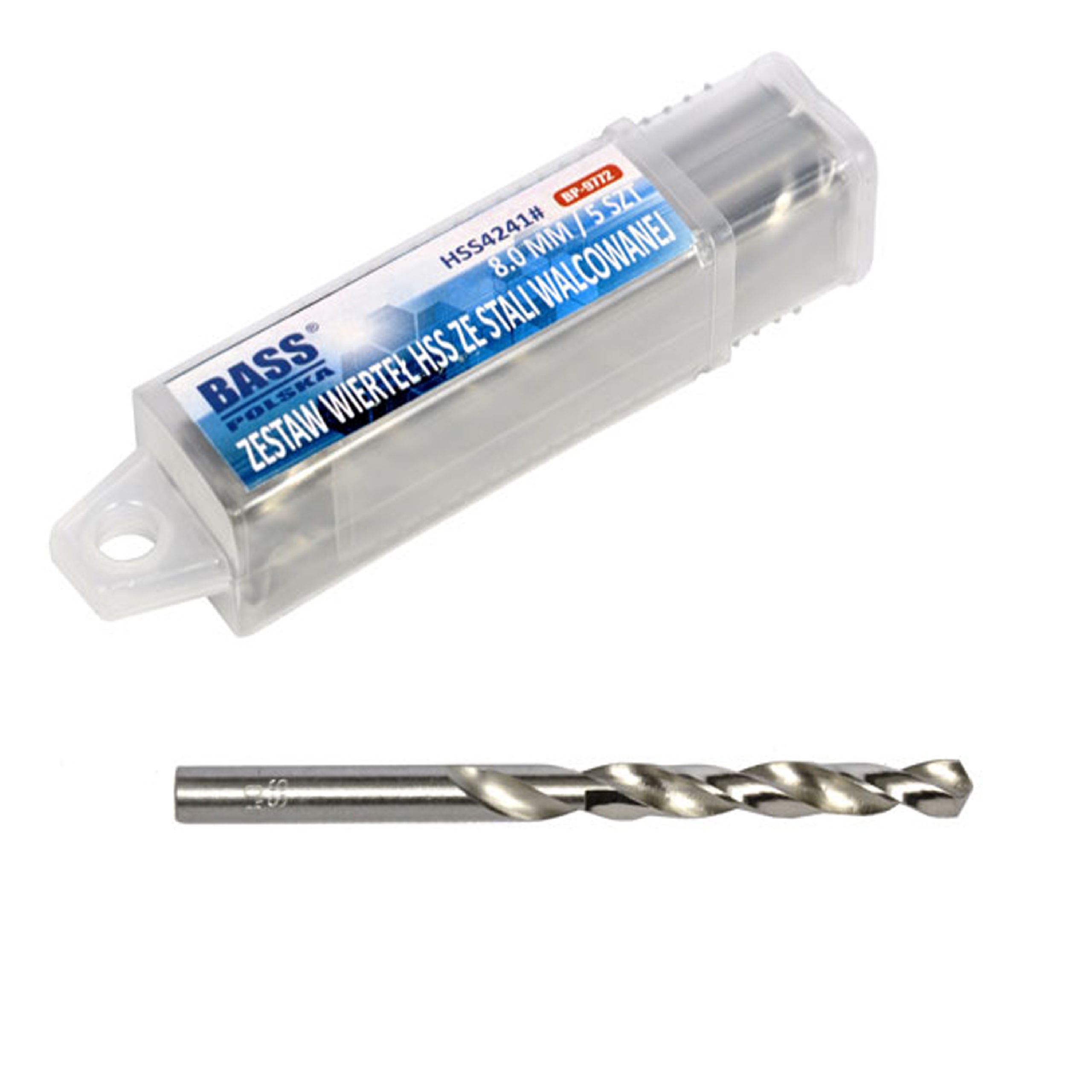 

Wiertła do metalu 5szt hss 8,5mm Bass Polska