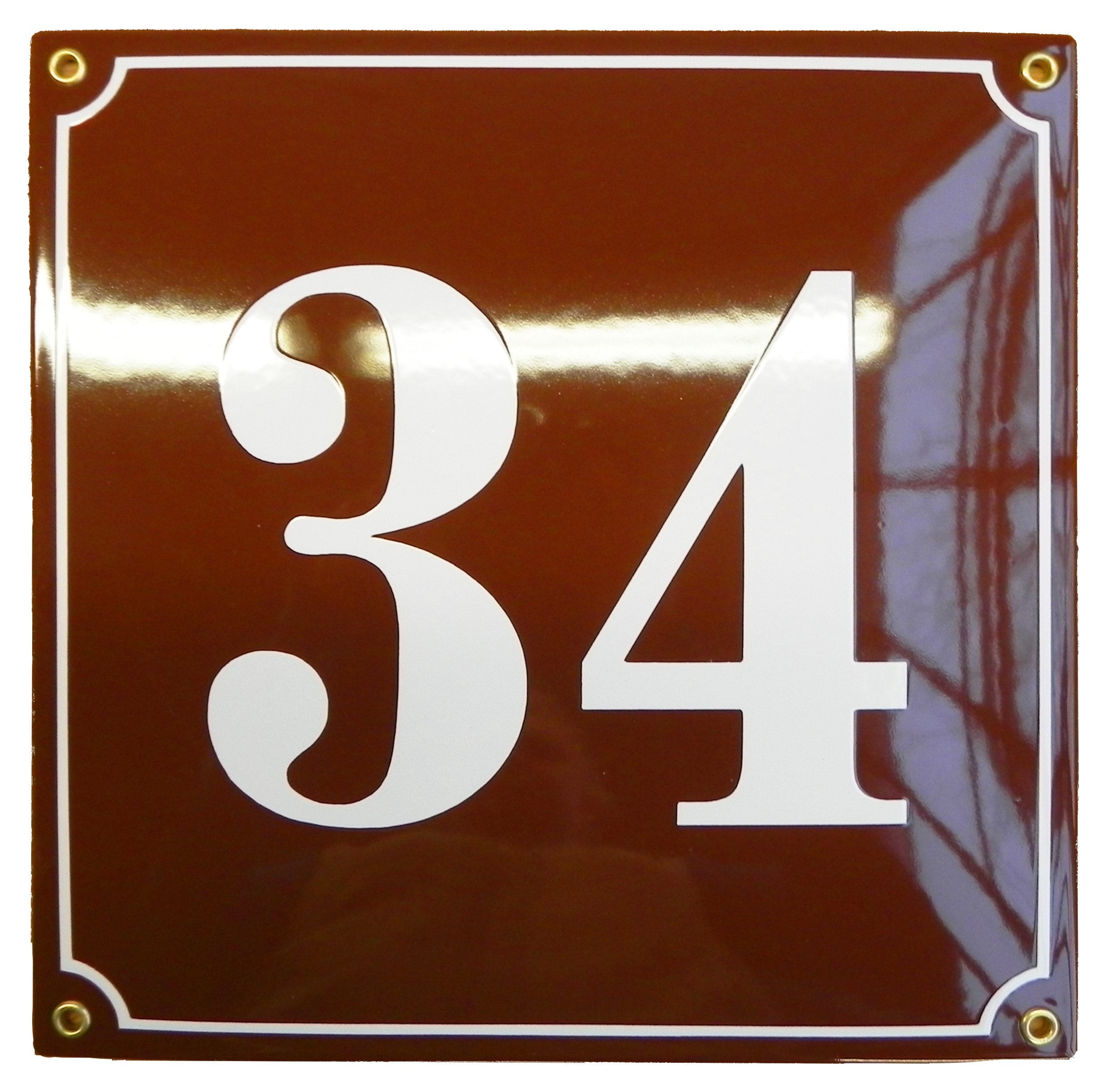 TABLICA ADRESOWA NUMER DOMU TABLICZKA METALOWA NA DOM 25x25 CM EMALIOWANA Kod producenta nie dotyczy