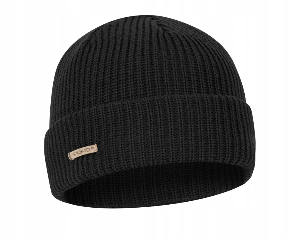 Czapka Helikon Wanderer Merino Wool - Czarna