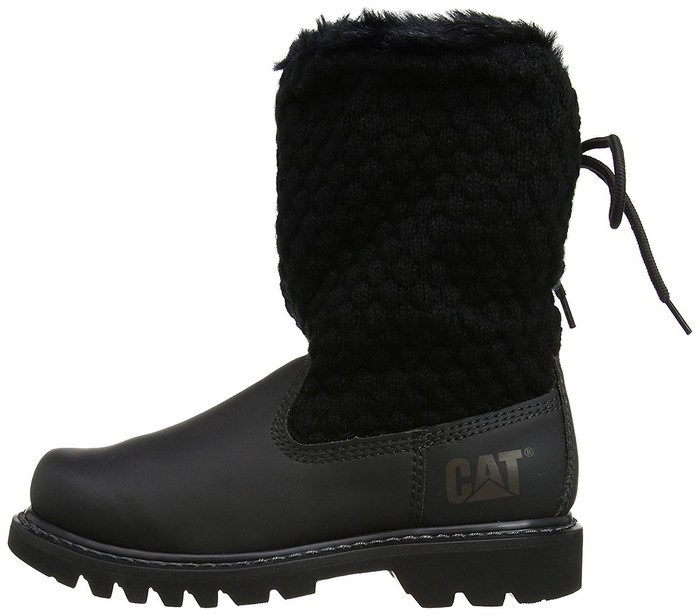 Boty Caterpillar Bruiser Scrunch dámské zimní s kožešinou, velikost 38