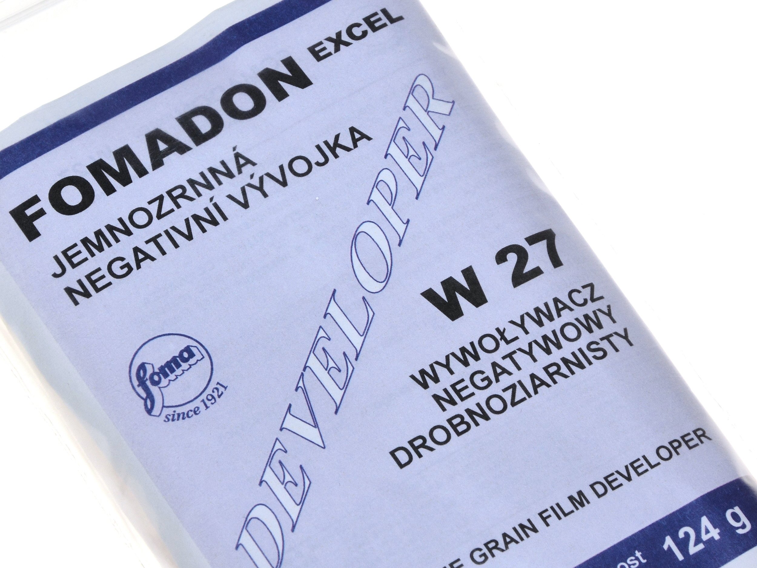 

Wywoływacz do filmu kliszy Foma Excel W27 1l. Xtol