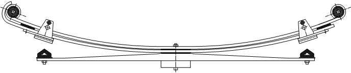 3164 - РЕСОРА РЕСОРИ MAN 6 8 ЗЗАДУ 3P