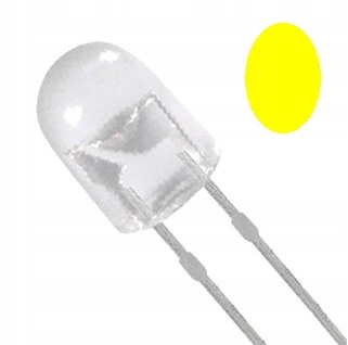 

Art Diody Led 5mm Owal Jasna Żółta 900mcd za 10szt