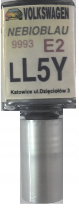 

Vw LL5Y E2 9993 Nebioblau Lakier Zaprawka Do Rys