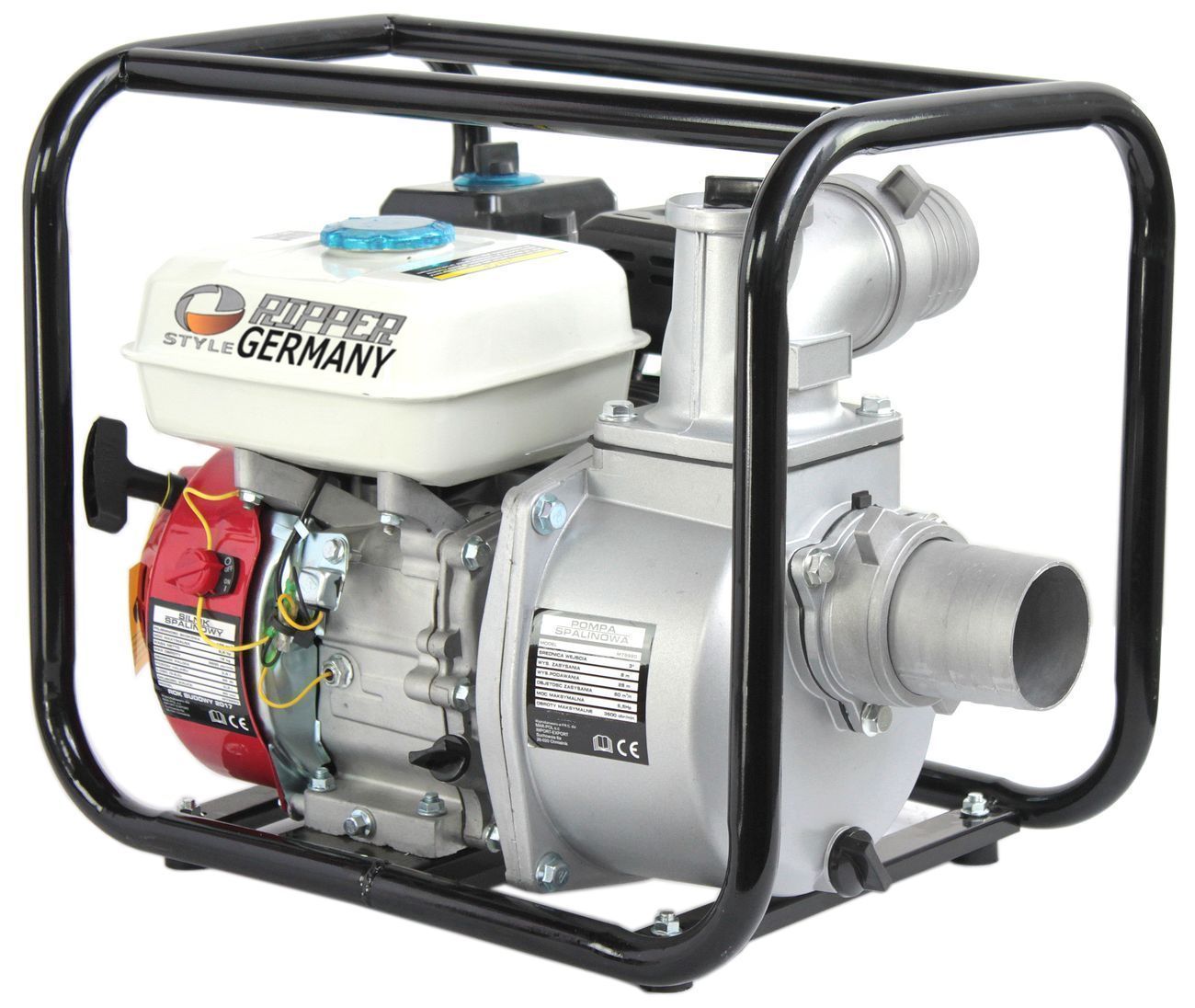 POMPA SPALINOWA MOTOPOMPA do wody 2'' RIPPER +30m! Maksymalna wydajność pompy 36000 l/h