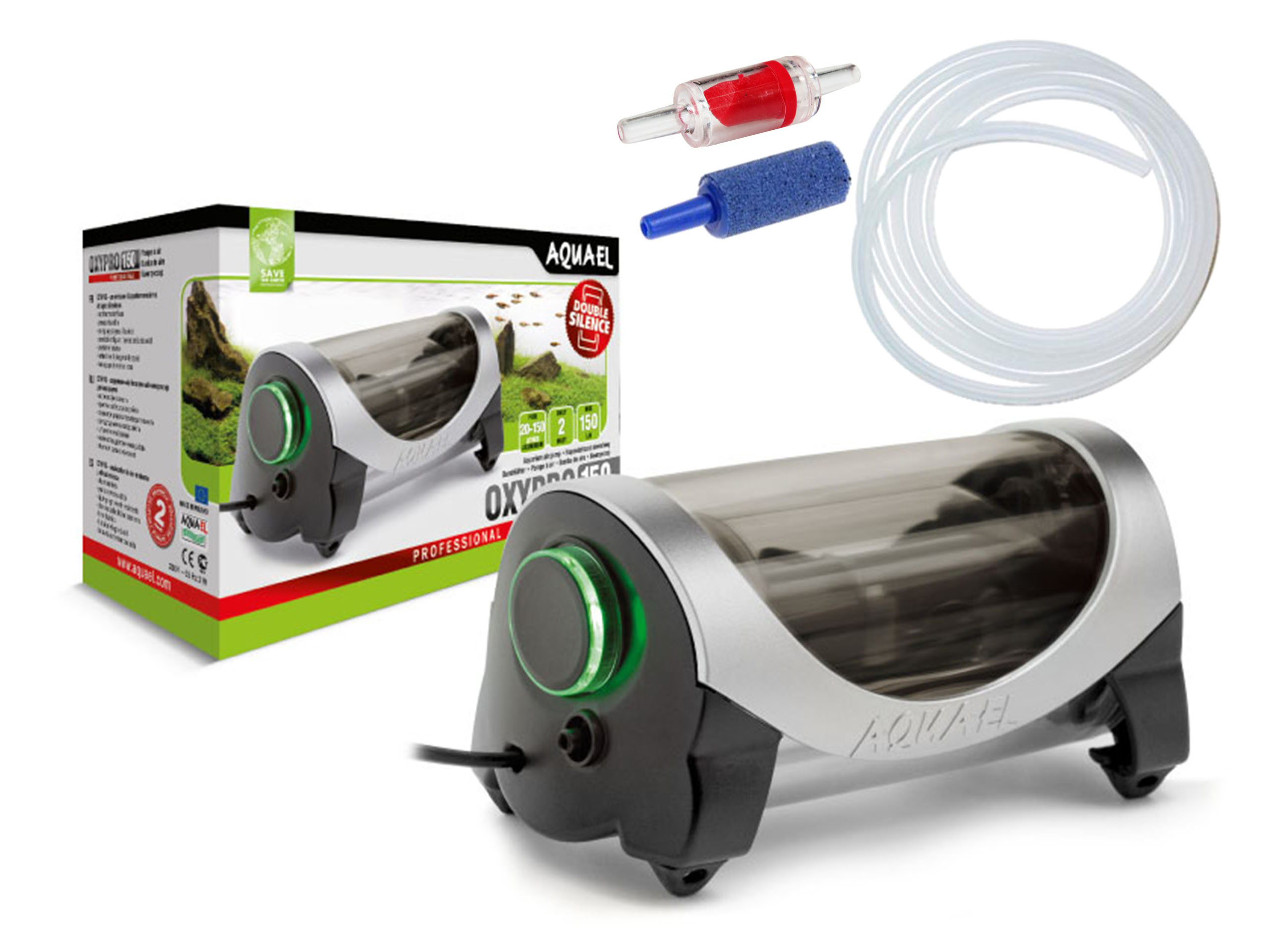 

Aquael Oxypro 150 cichy napowietrzacz gratisy