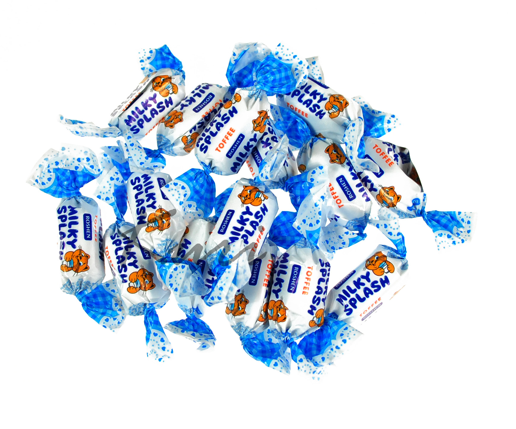 Кукирки Roshen milky splash Шкланка млека 1 кг Бренд Roshen