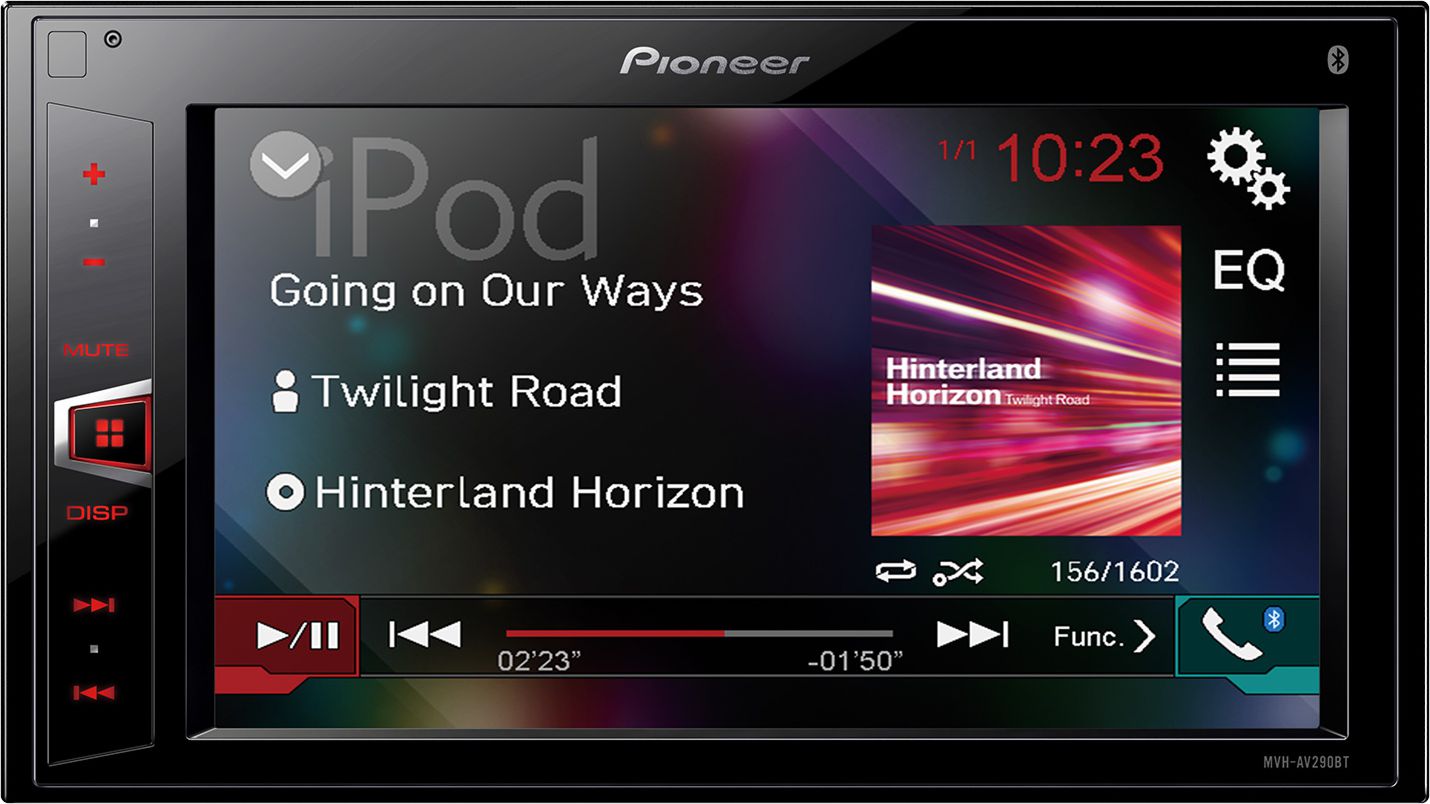 Pioneer MVH-A210BT, autoradio pantalla 6.2, USB, doble DIN