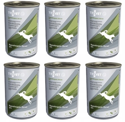 Levně Trovet Hpd Hypoallergenic Horse Konina 6 x 400 g