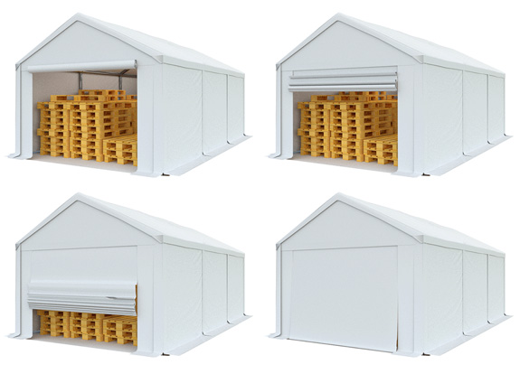 namiot garażowy magazynowy 4x6m Szerokość 4 m