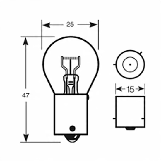 M-Tech Żarówka P21W PY21W BAU15S 12V 21W Czerwona Producent M-Tech