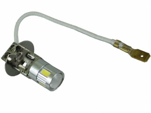 

H3 Led 6 x 5730 Uhp soczewka Drl dzienne 12V 24V