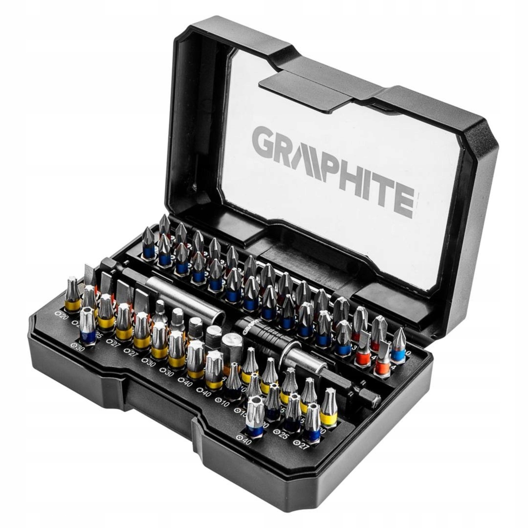 Sada Šroubovacích Bitů 60 Ks Graphite