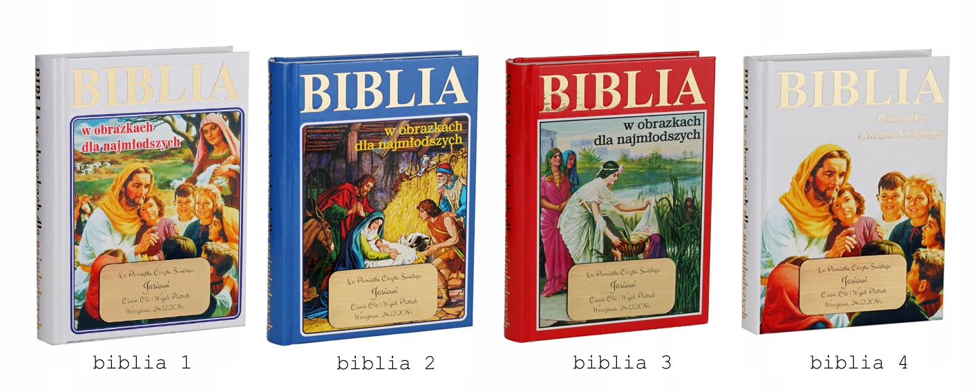 BIBLIA NA CHRZEST BIBLIA DLA DZIECI GRAWER GRATIS Autor praca zbiorcza