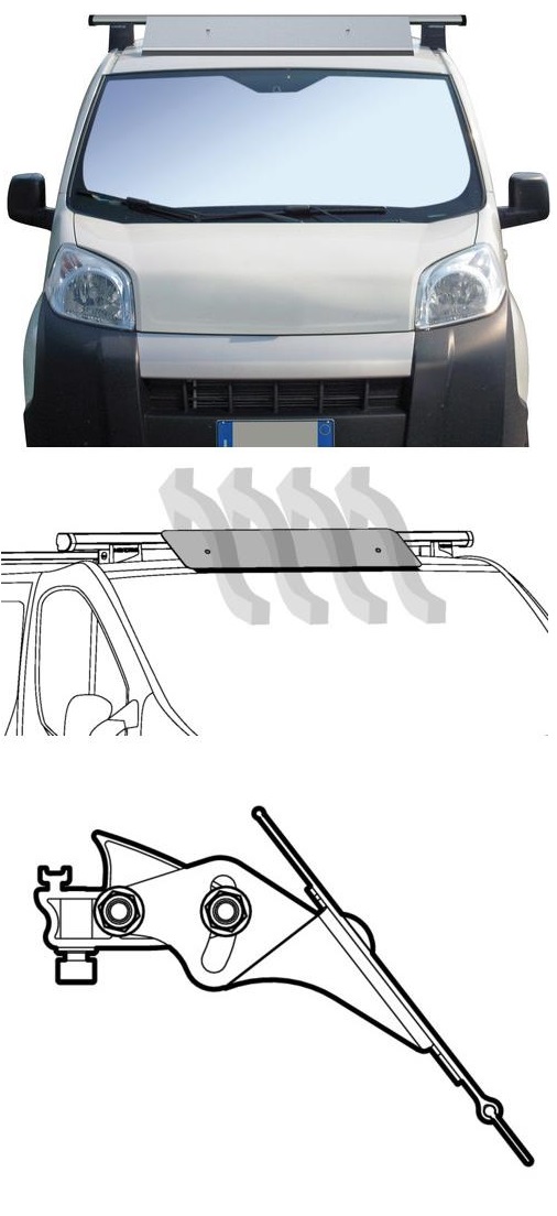 OWIEWKA SPOJLER 110 cm NORDRIVE KARGO-PLUS KP-11 Zabezpieczenie antykradzieżowe nie