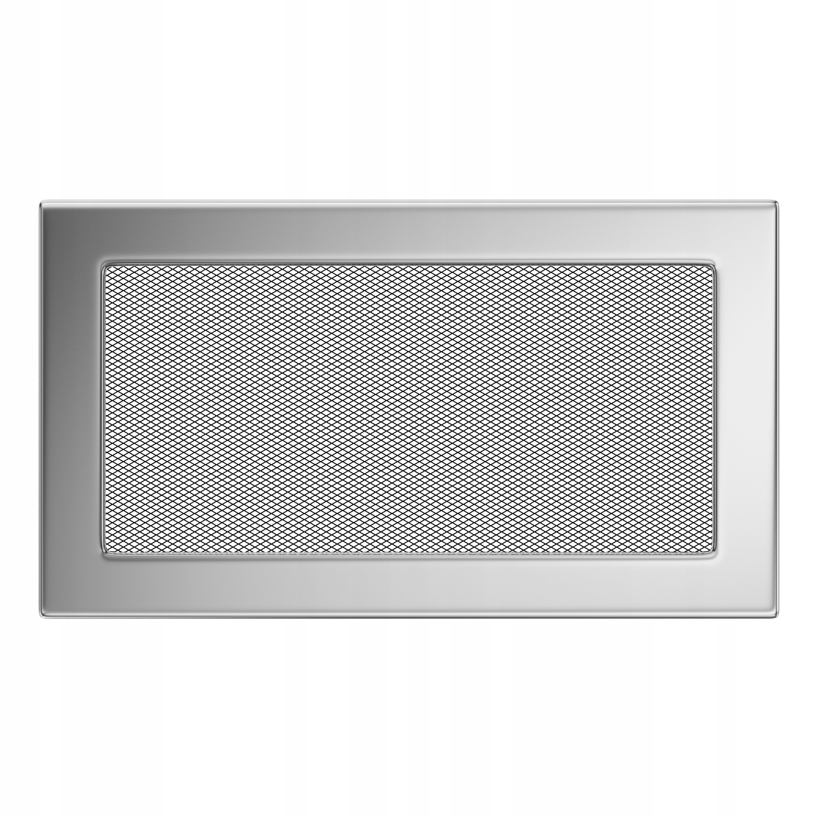 Ventilační krbová mřížka 17x30 niklovaná
