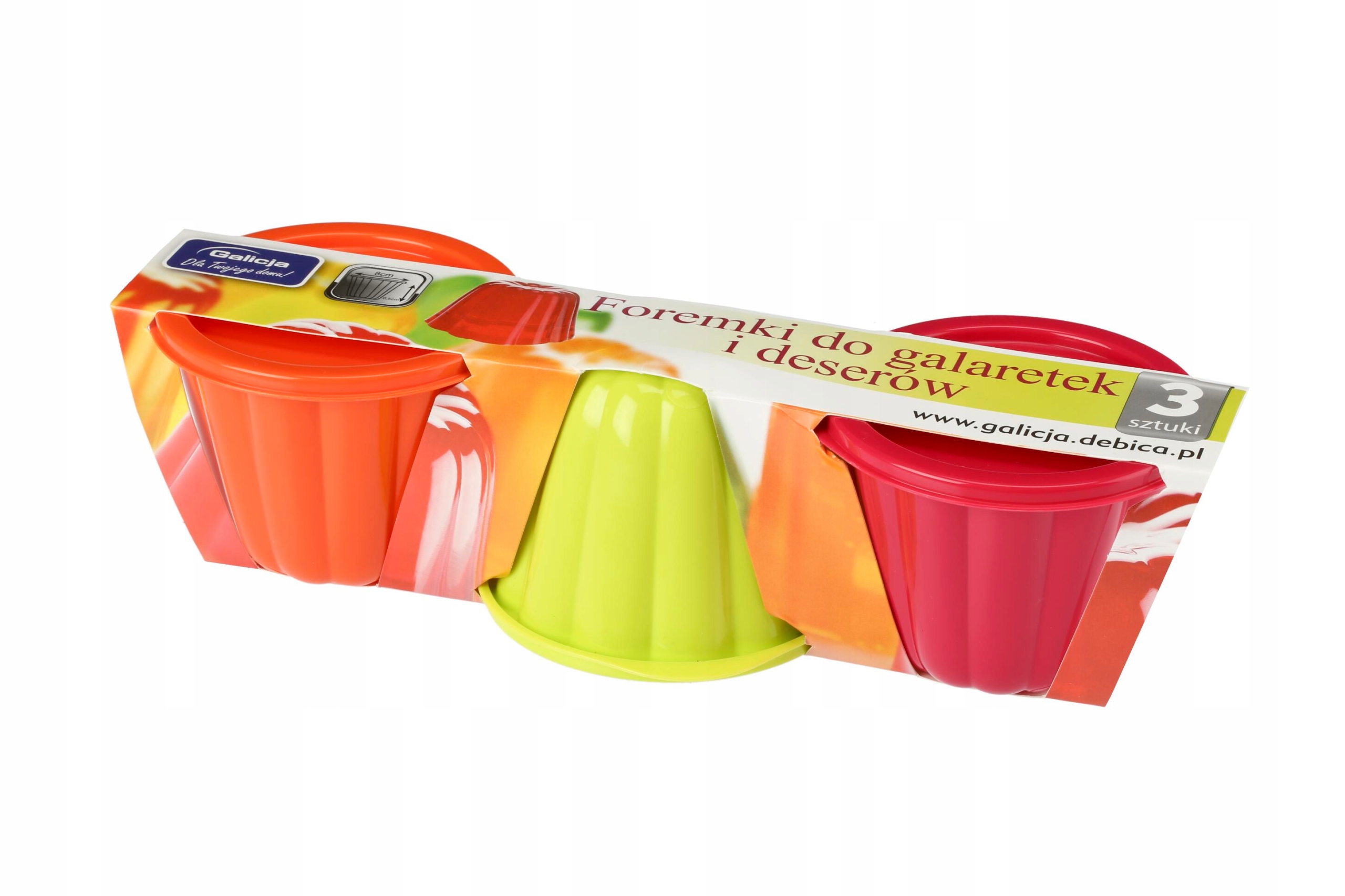 FOREMKI do Galaretek i Deserów 3szt Marka GALICJA