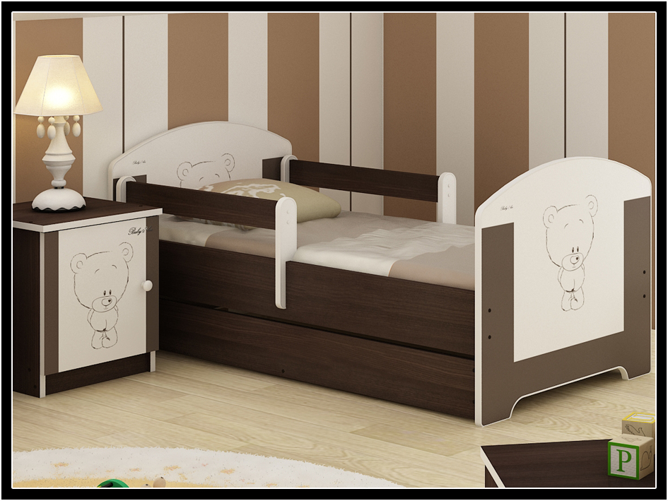 Łóżko dziecięce 140X70 BABY BOO mat PK + szuflada Szerokość 70 cm