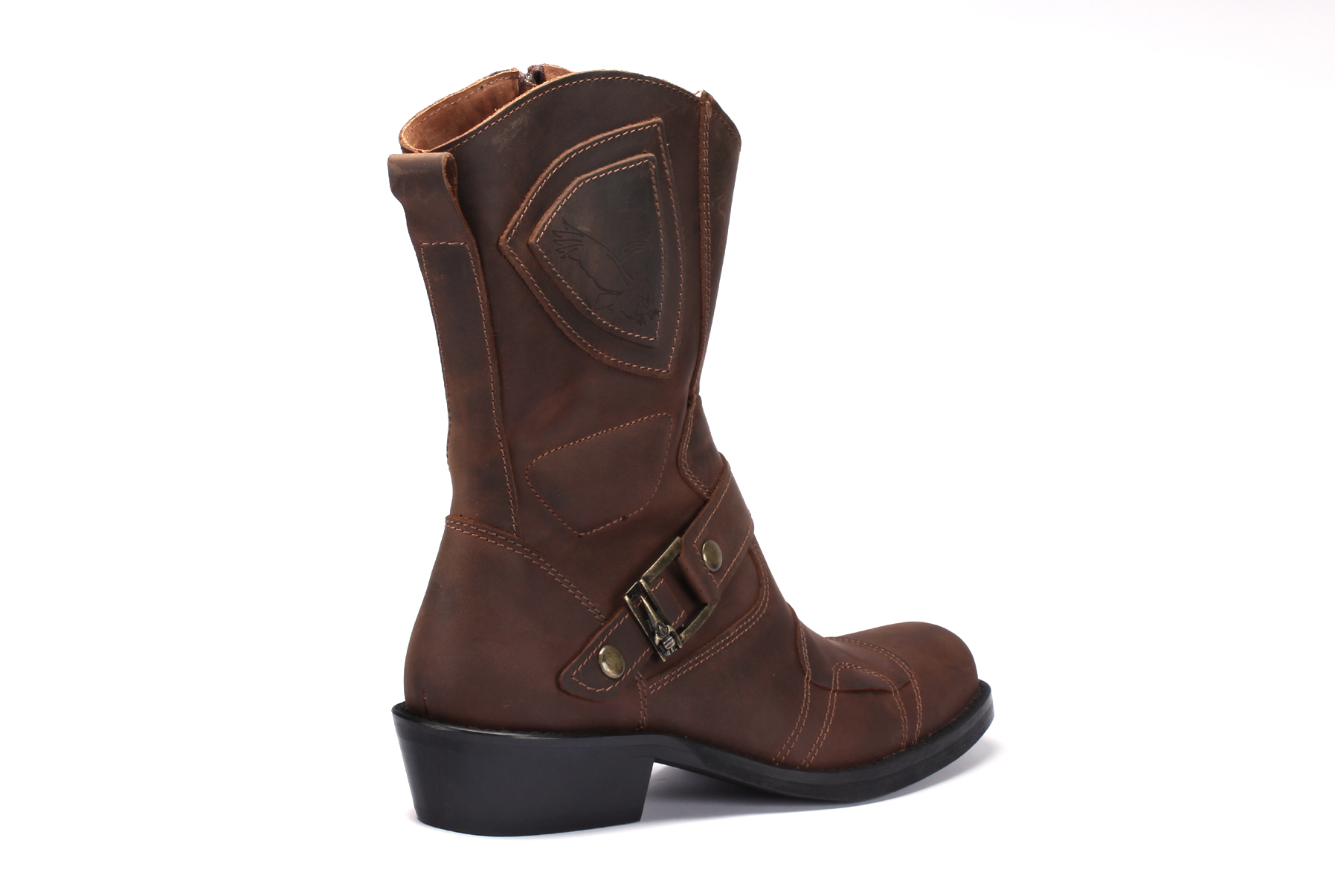 KOWBOJKI MOTOCYKLOWE model K-998 Skóra NOWOŚĆ Oryginalne opakowanie producenta pudełko