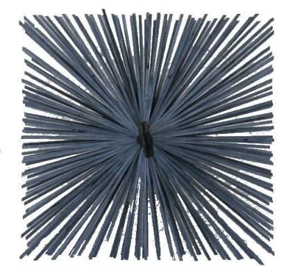 

Szczotka kominiarska kominowa 140x140mm kwadratowa