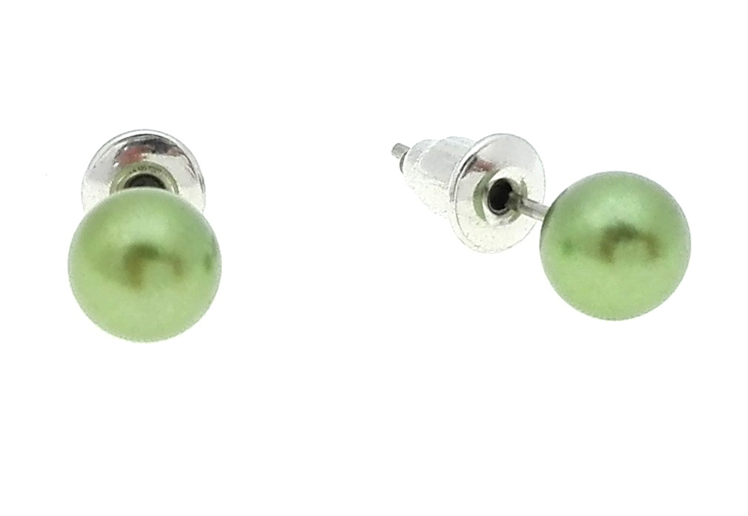 

Kolczyki perełki perły 6 mm Oliwkowy -22