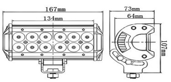 LAMPA ROBOCZA LED PANEL 36W CREE 3600Lm SWIATLA Part number 01581