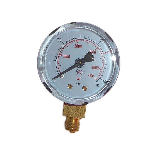 MANOMETER MINI ARGÓN CO2 FĽAŠKOVÝ 315 BAR ZÁVIT 1/8