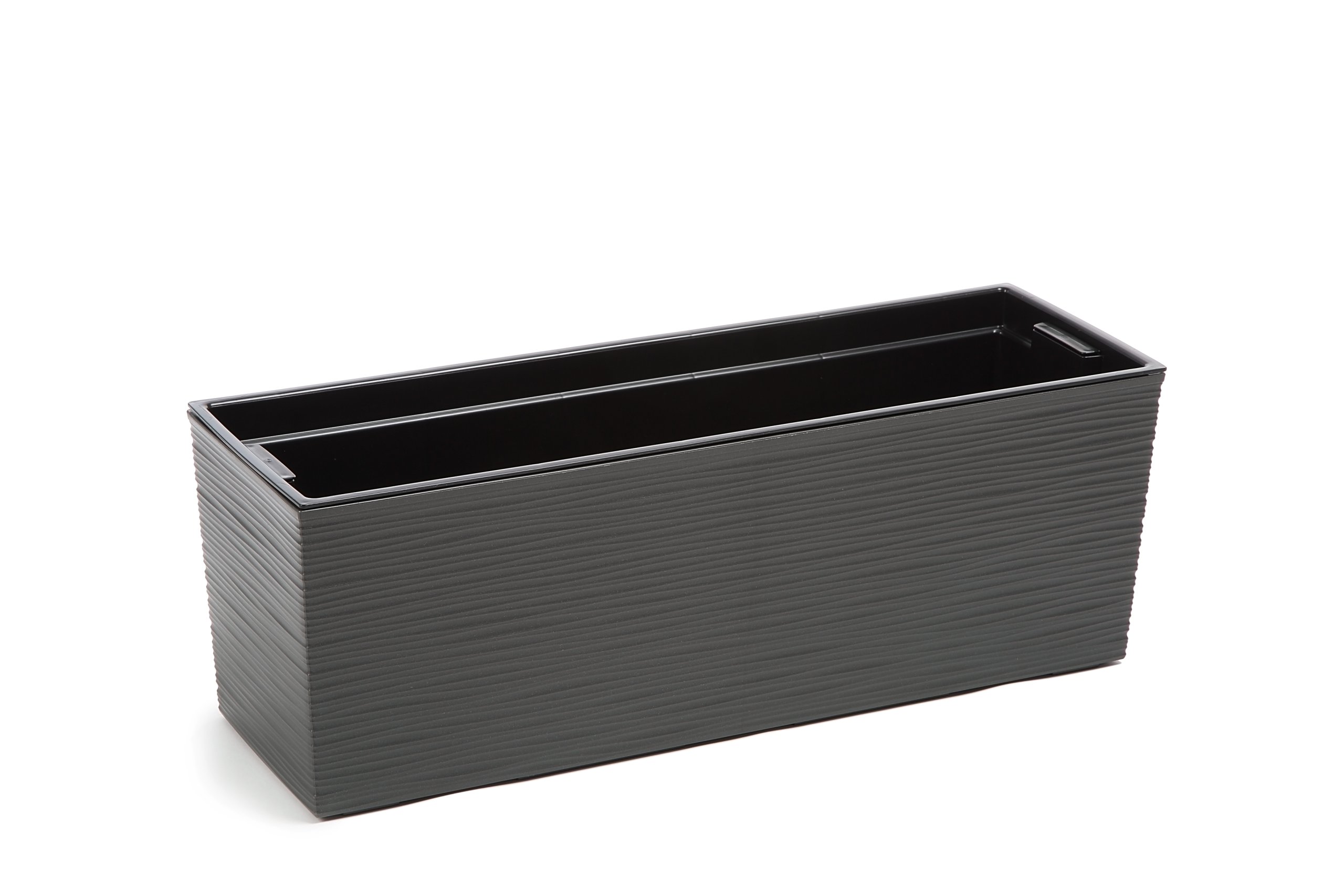 

Skrzynka Begonia Dłuto 19x56 h19,5 Wkład Grafit