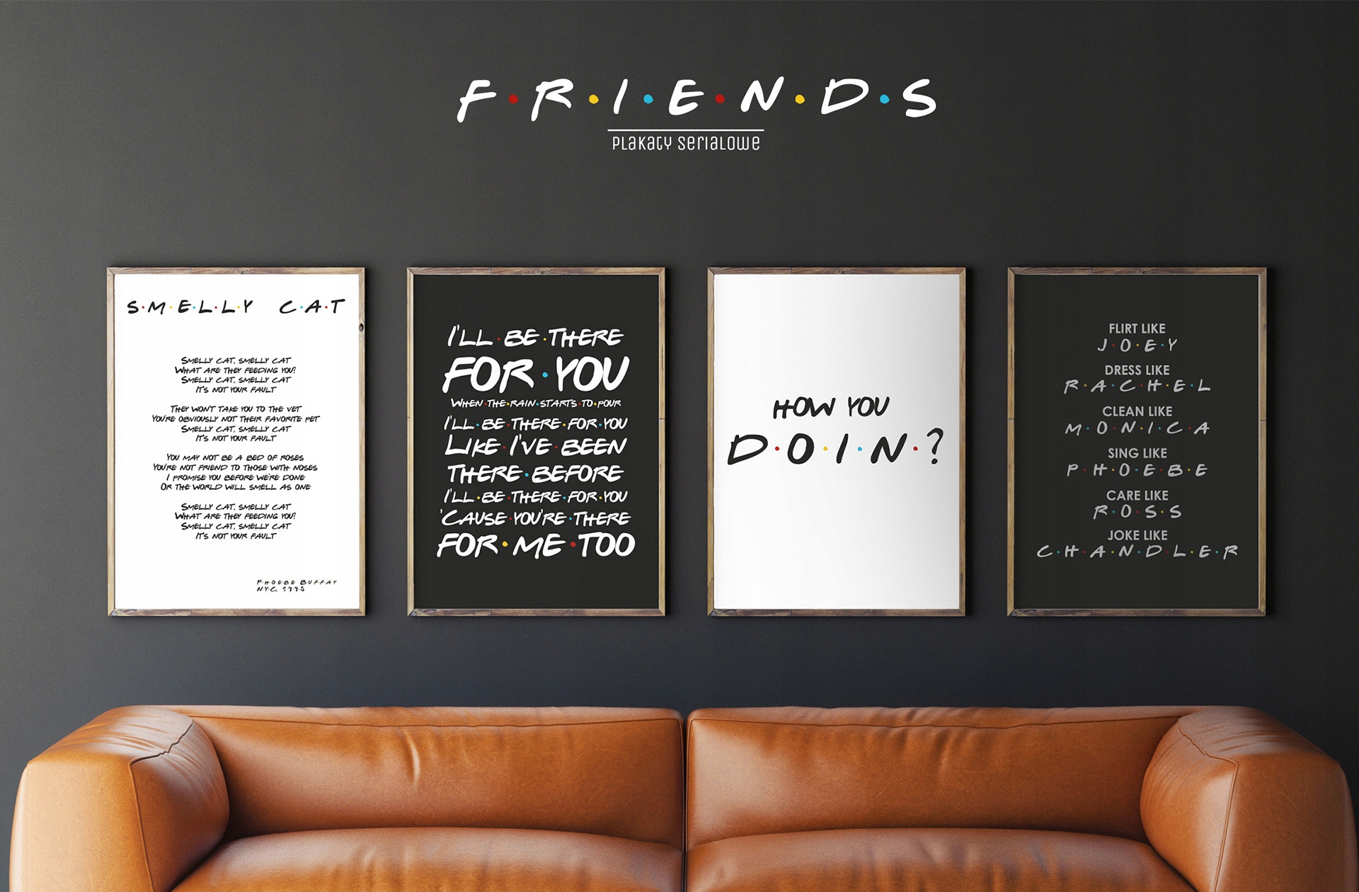 FRIENDS - PRZYJACIELE - PIVOT! - ROSS GELLER- A3 Format papieru A3