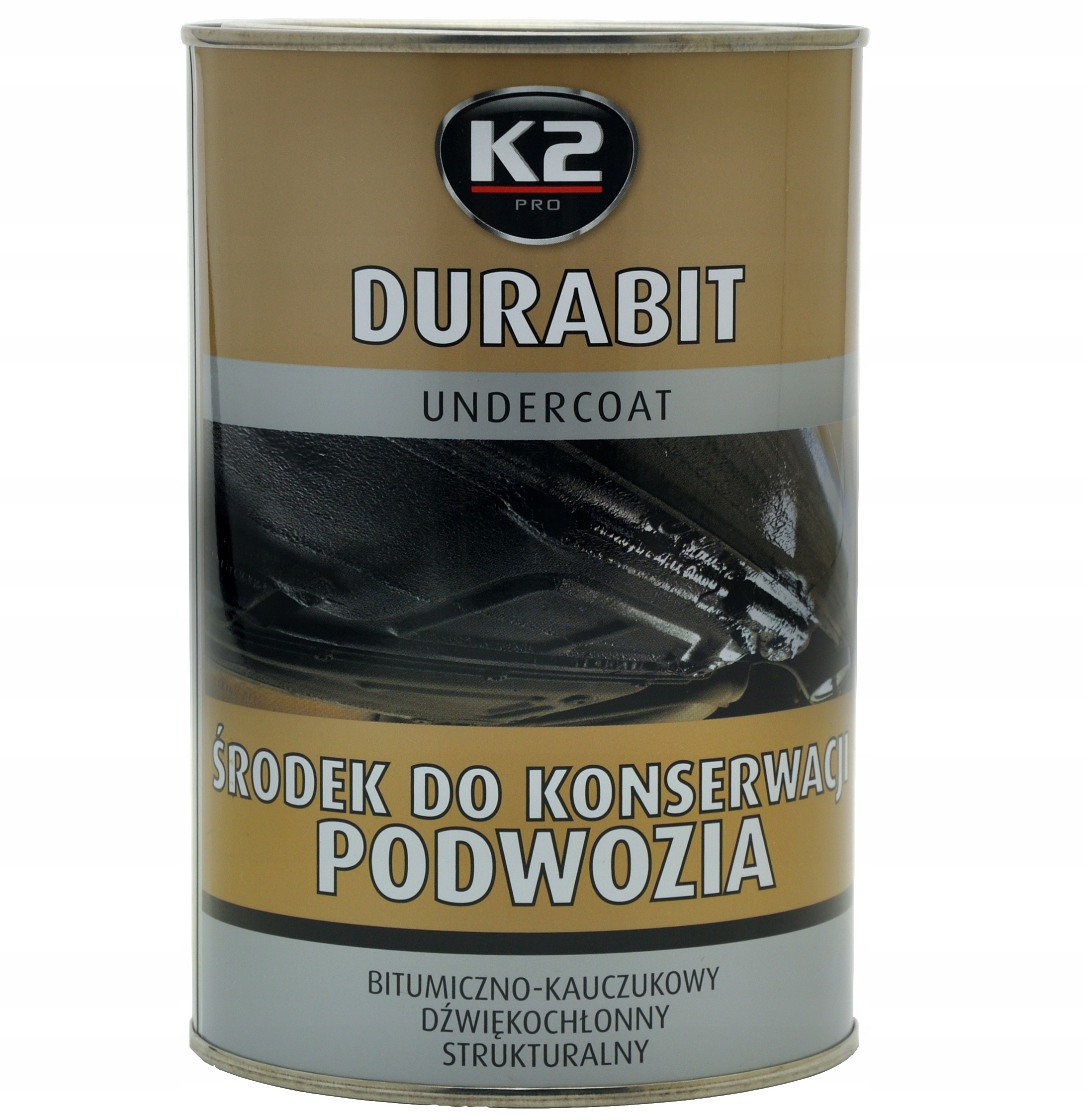 

K2 Durabit środek do konserwacji podwozia Czarny 1