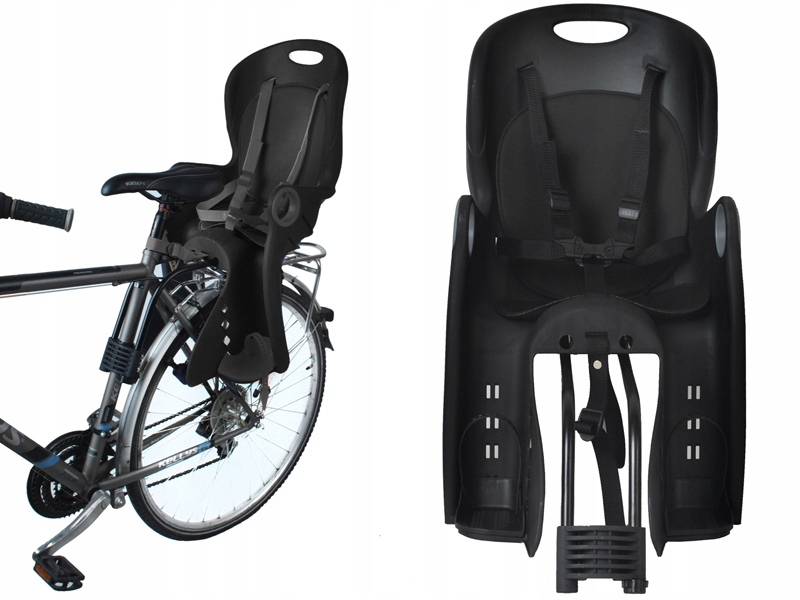 Fotel rowerowy Fotelik na rower bagażnik pasy 5pkt