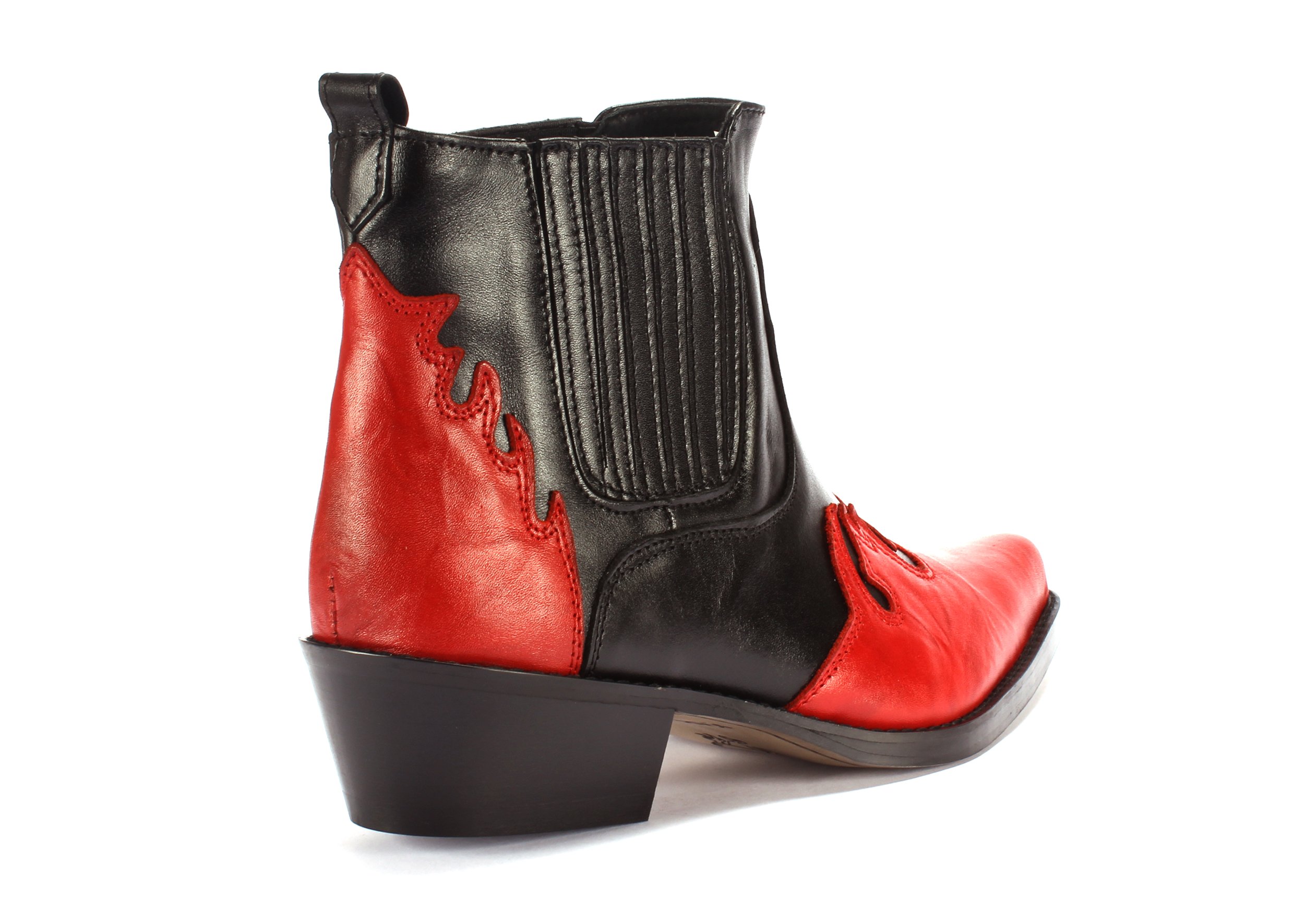 DAMSKIE KOWBOJKI MOTOCYKLOWE K-613 Skóra 36-41 Rozmiar 41