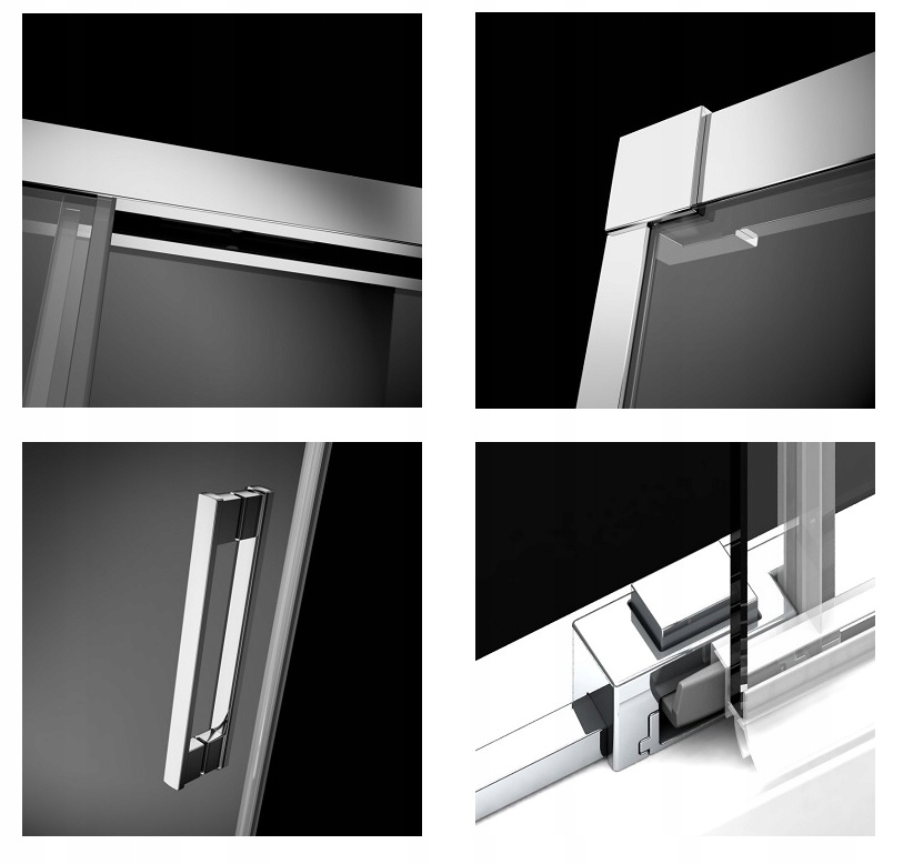 Drzwi RADAWAY Idea DWJ 110 Lewe szkło przejrzyste Grubość szkła/szyby 6 mm