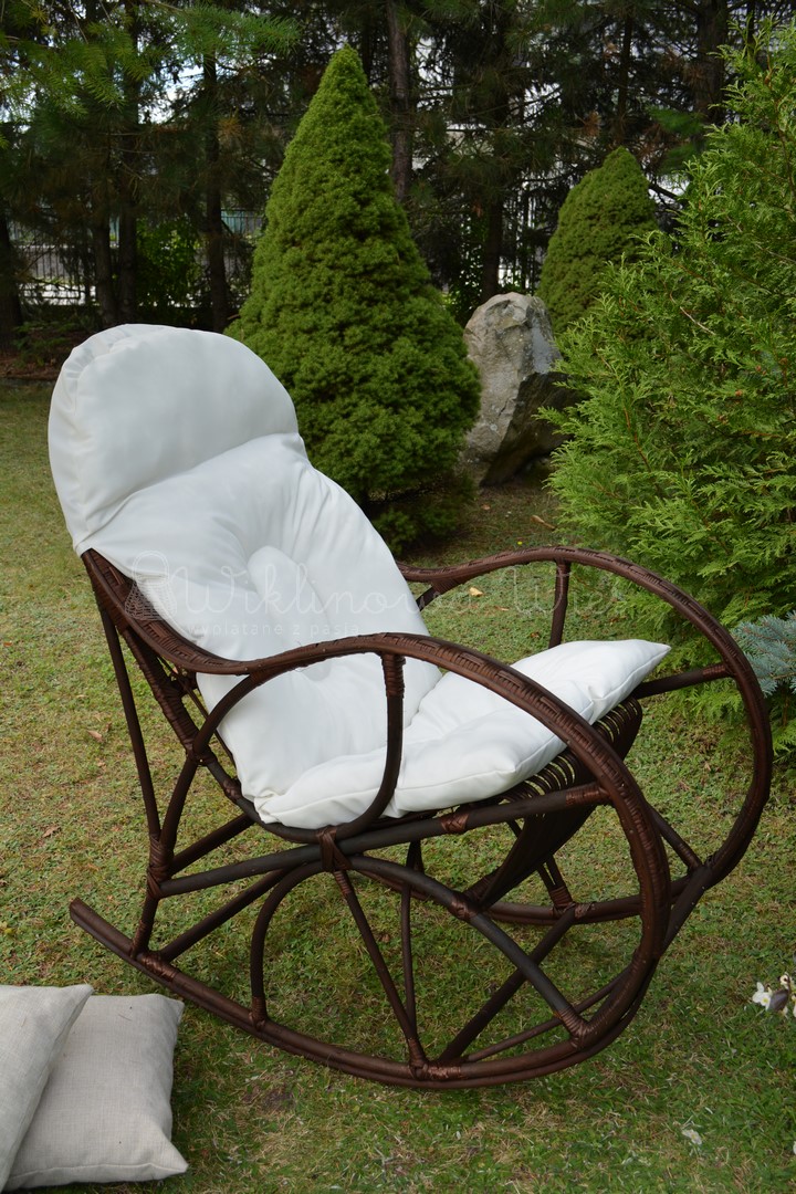 FOTEL BUJANY WIKLINA LORD BRĄZ + PODUSZKA KOLORY Rodzaj krzesła