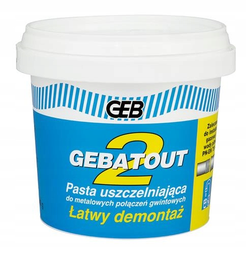 

Pasta Uszczelniająca Do Gwintów Gebatout 2 200g